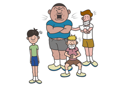 pick onのイラスト